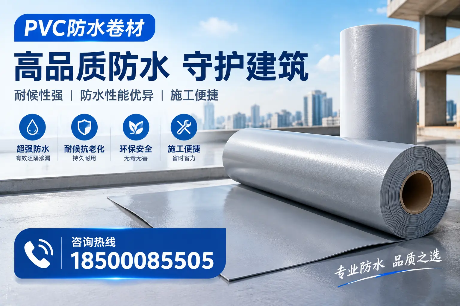 PVC防水卷材的防水效果评测，适合宿州的科学依据